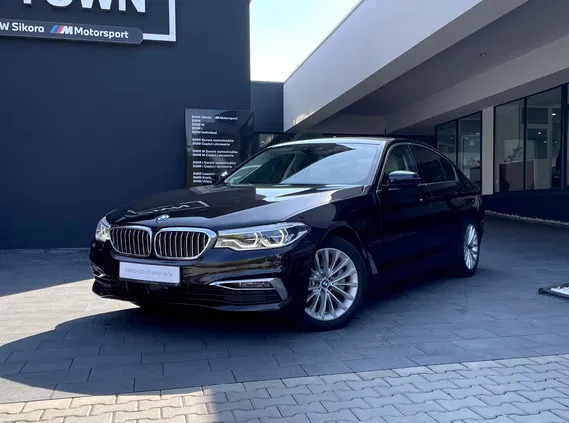 śląskie BMW Seria 5 cena 139900 przebieg: 99407, rok produkcji 2019 z Olecko